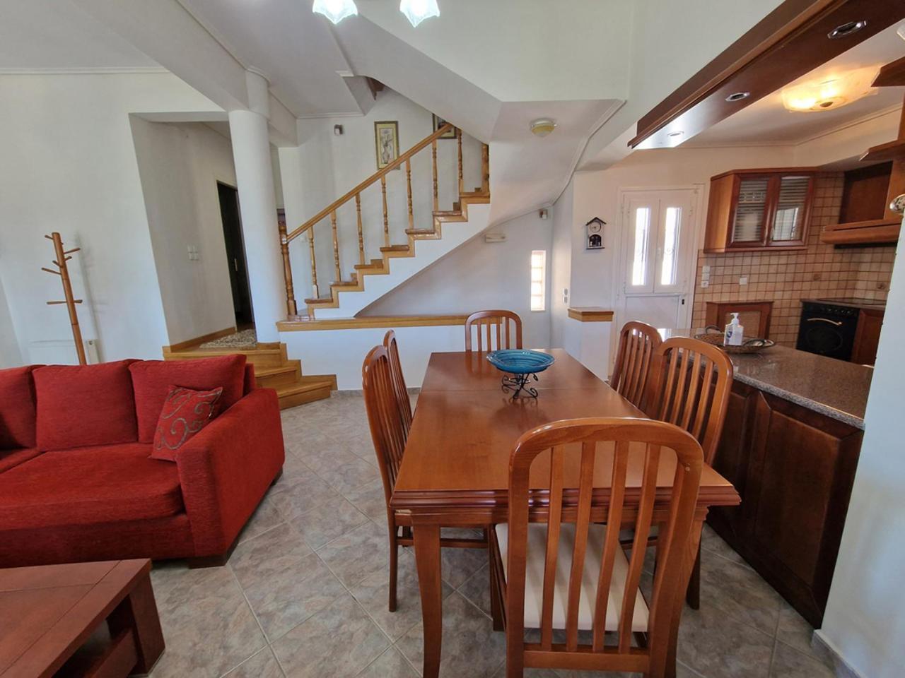 The Mirador Boutique Villa With Scenic Sea View Porto Rafti Exterior photo