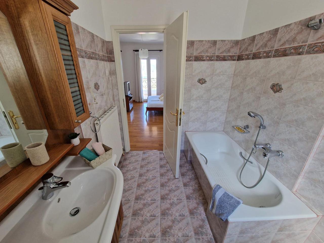 The Mirador Boutique Villa With Scenic Sea View Porto Rafti Exterior photo