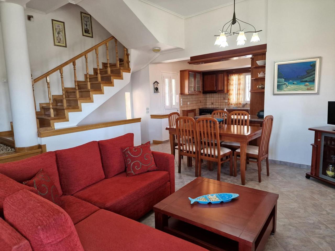 The Mirador Boutique Villa With Scenic Sea View Porto Rafti Exterior photo